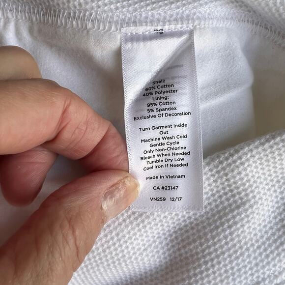 Talbots Skort Small White Pockets Tenniscore Golf Activewear Casual Athleisure - Picture 7 of 9